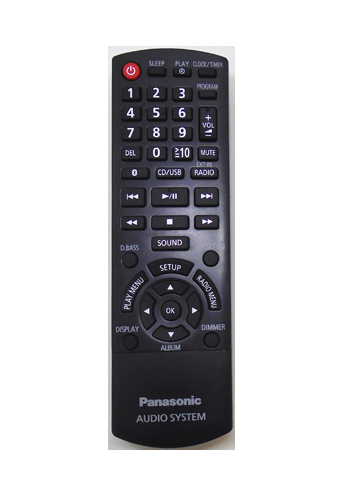 Genuine Panasonic N2QAYB001101 SC-PMX80 CD Stereo Remote SC-PMX84...
