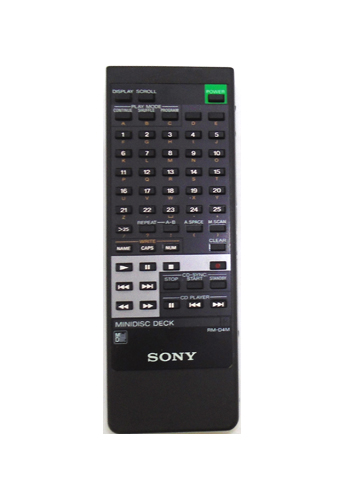 Genuine Sony RM-D4M MDS-303 MDS-S35 Minidisc Remote MDS-302