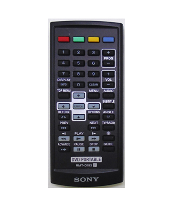 Genuine Sony RMT-D193 DVP-FX740DT Portable DVD Player Remote