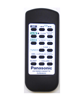 Genuine Panasonic EUR646552 RX-DS28 Portable Stereo Remote