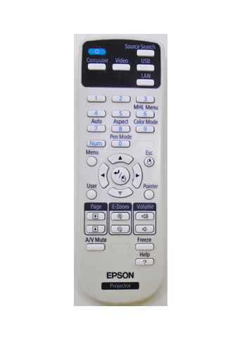 Genuine Epson 161371700 EB-535W EB-530 EB-520 Projector Remote EB-535W