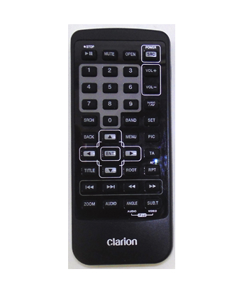 Genuine Clarion NZ503 VZ401E NX404 NZ502E DVD Receiver Remote NX501E...