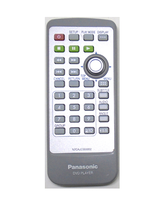 Genuine Panasonic N2QAJC000002 DVD-LA95 Portable DVD Remote