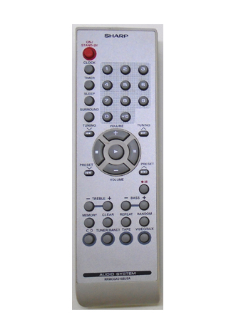 Genuine Sharp RRMCGA010SJSA XL-E80 Micro System Remote
