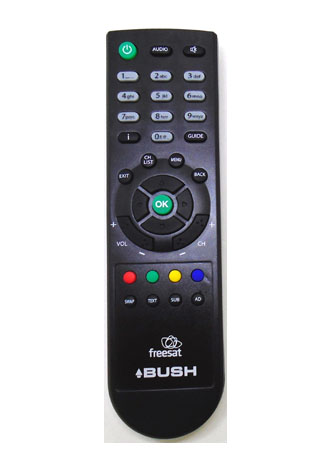 Genuine Bush BFSAT02SD Freesat Receiver Set Top Box Remote