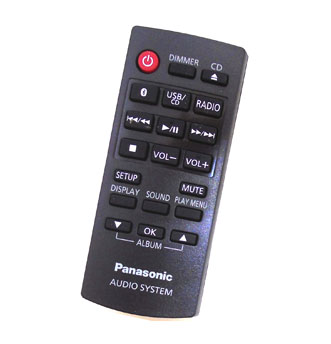 New Genuine Panasonic N2QAYB000984 SC-PM602EB Audio Remote SC-PM250 SC-PM600