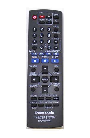 Genuine Panasonic N2QAYB000091 SC-PT150 SC-PT160 AV Remote SC-PT165/PT250