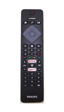New Genuine Philips 70PUS6724/12 4K UHD Netflix Rakuten TV Remote