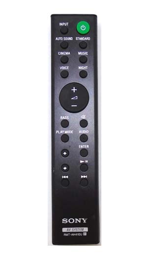 Genuine Sony RMT-AH410U HT-SF200 HT-SF201 Soundbar Remote HT-S200F