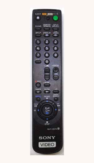Genuine Sony RMT-V257B SLV-SE20UX SLV-SE25CP VCR Remote SLV-SE40EG