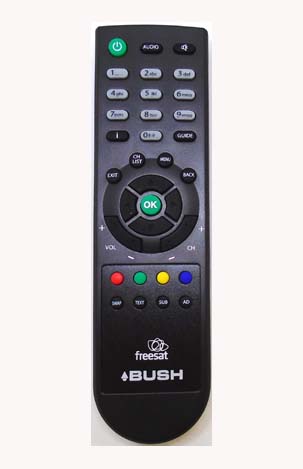 New Genuine Bush BFSAT02SD Freesat Set Top Box Remote